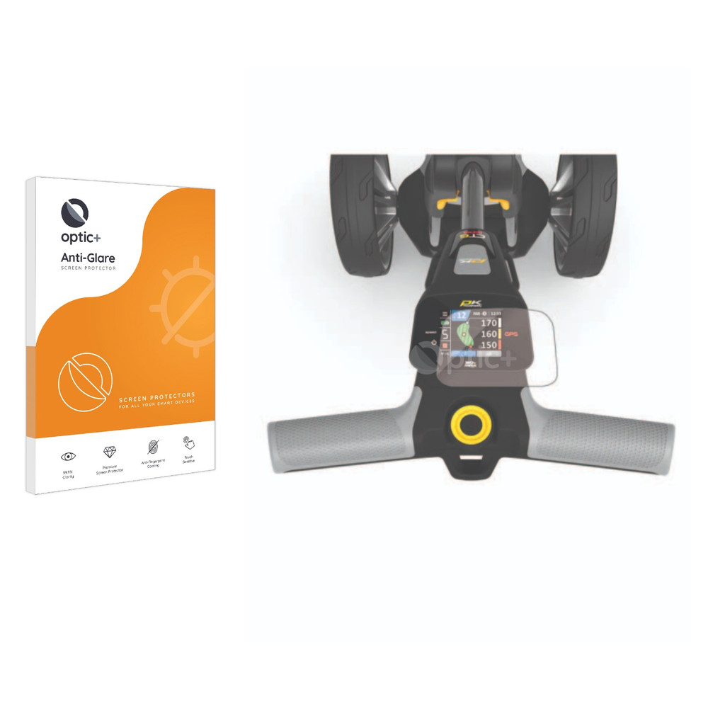 Optic+ Anti-Glare Screen Protector for PowaKaddy CT6