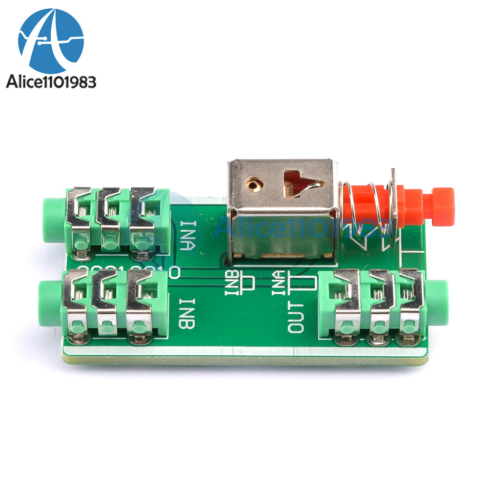 Audio Switching Board 3.5mm audio input A / B Group input Switch Select output