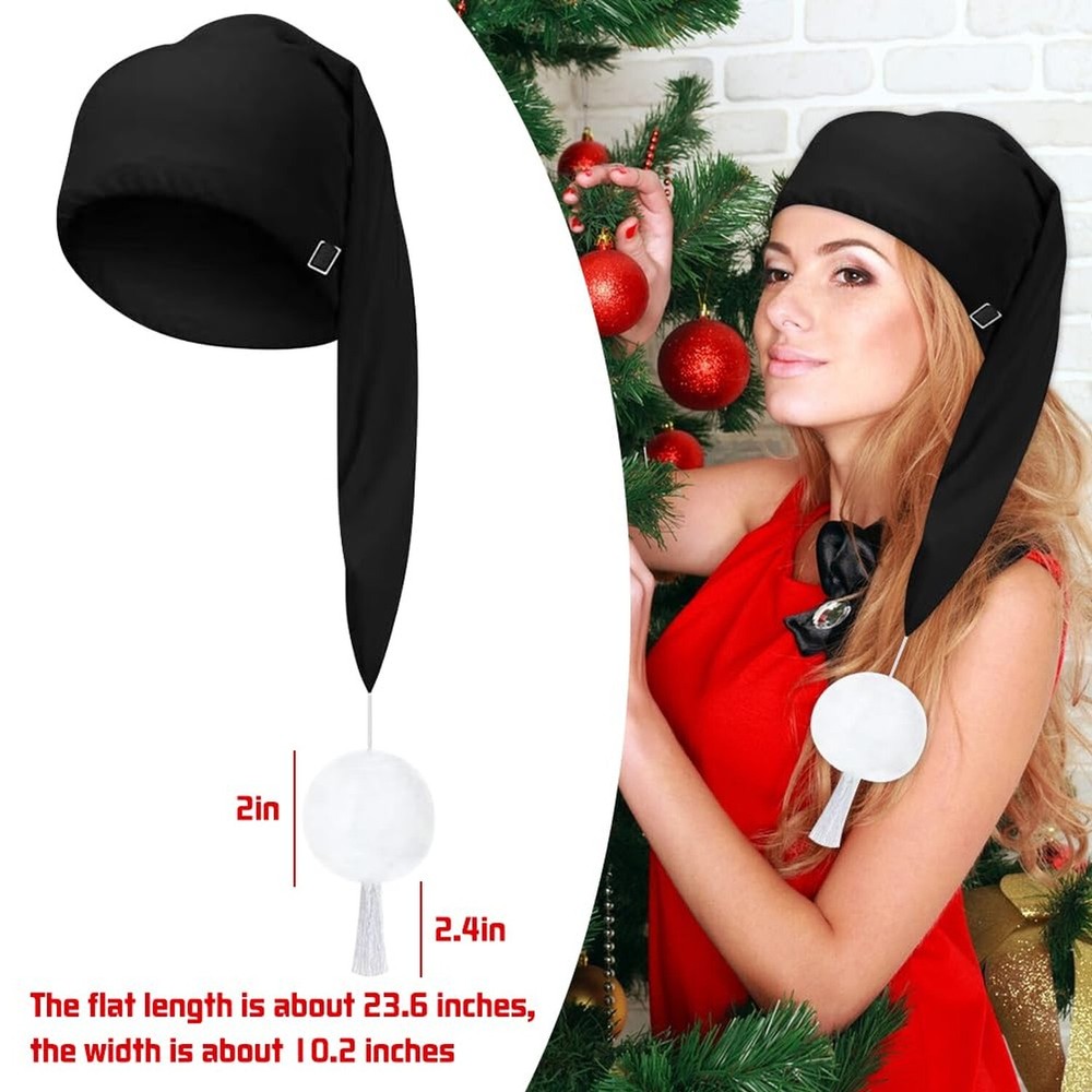 2 Pcs Sleeping Nightcap for Men Women Adjustable Stocking Sleeping Cap Night ...