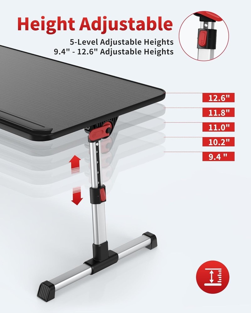 Multifunctional Laptop Table - Portable & Stable Design