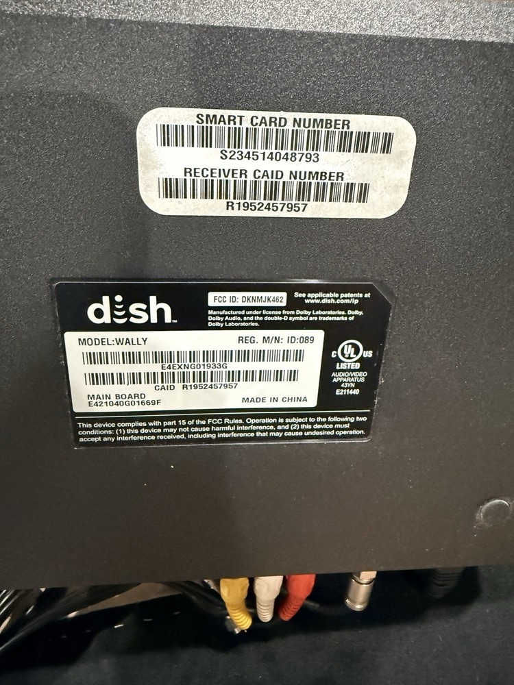 Dish Wally With Remote Control And Cables
