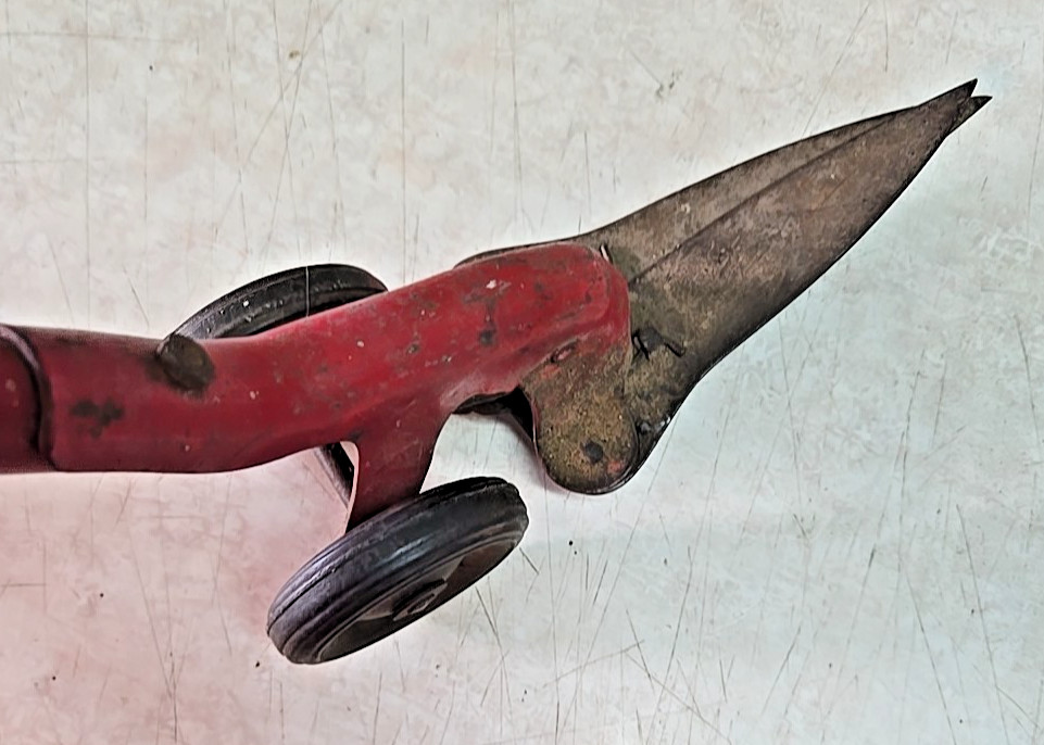 Vintage Edging Shears on Wheels w/ Long Remote Handle
