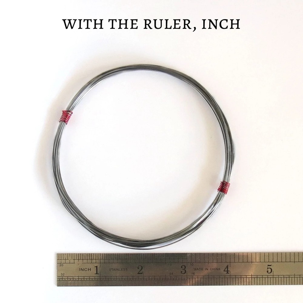Silver colored refractory wire for lampwork beads and pins making