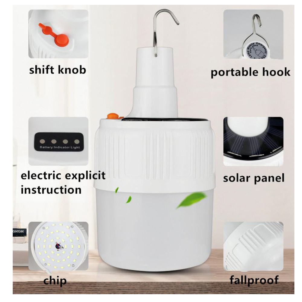Solar Portable Emergency Charging Lamp Latern - 1 Count