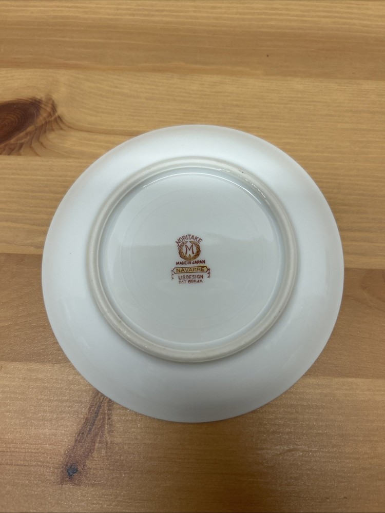 Noritake Navarre Flat Cup And Saucers
