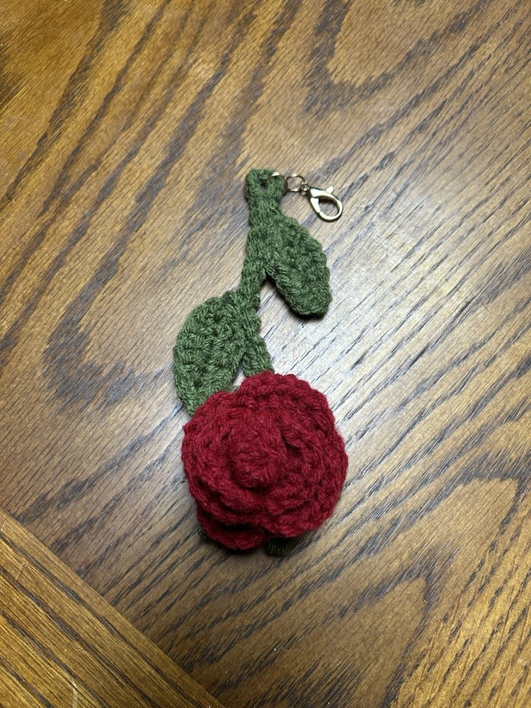 Crochet Flower Bag Charms