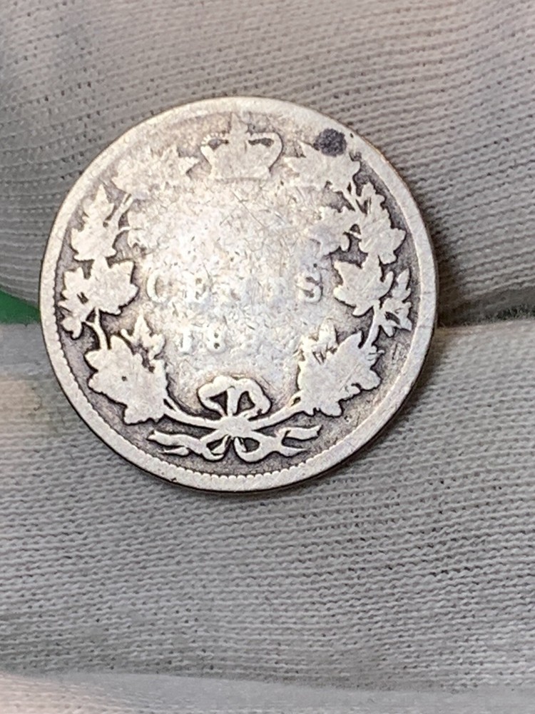 1893 Canada Silver 25 Cents (A1965)