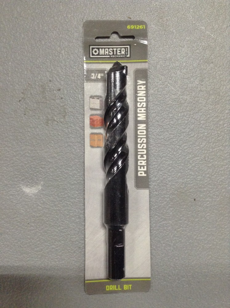 MASTER MECHANIC 3/4" PERCUSSION MASONRY DRILL BIT
