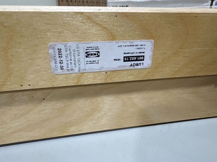 Ikea Luroy Slatted Bed Base for Queen Size - Durable, Supportive, Easy Assembly.