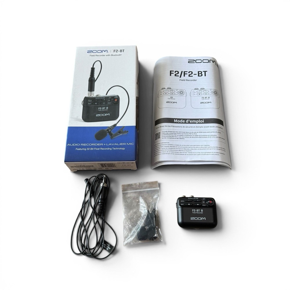 Zoom F2-BT Bluetooth Field Recorder