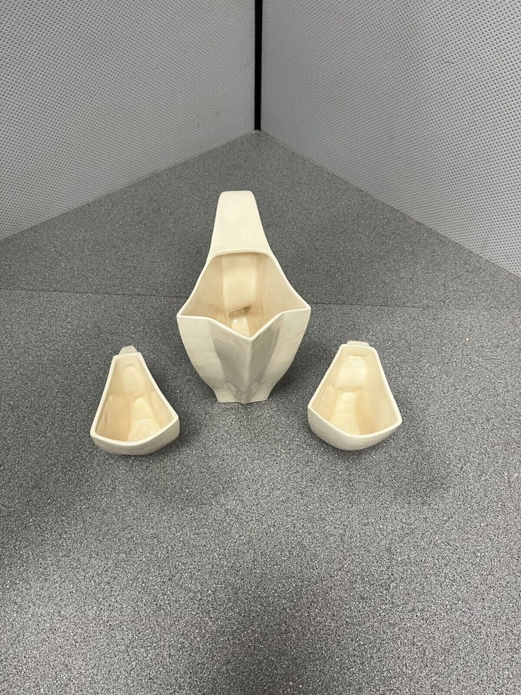 Ceramic Pitcher With Matching Ceramic Cups Minimalist and Elegant
