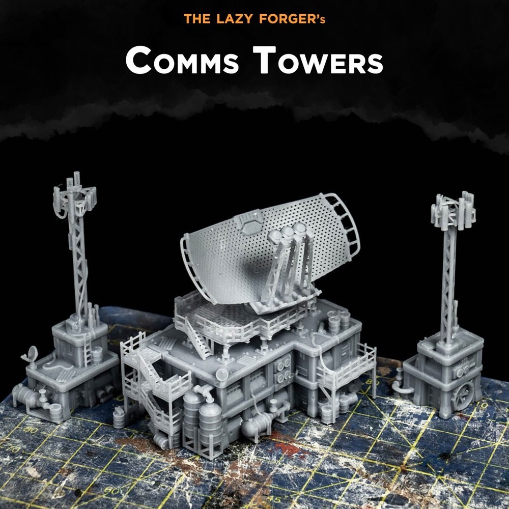 Comms Tower - Scenery -  6mm - Epic - Resin Miniatures