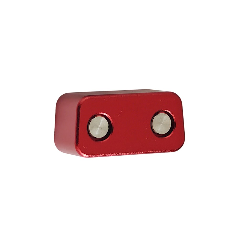 OBD2 Port Lock Anti-Theft Device Red Chrome Security Tool
