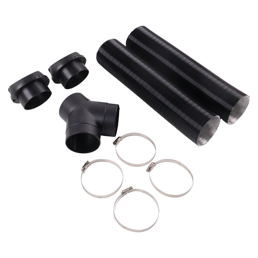 ZTUOAUMA 75mm 3'' Diesel Heater Air Duct Hose YBranch Connector Bulging Outle...