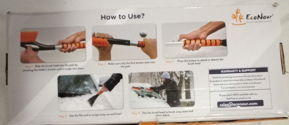 Snow Scraper & Brush | 4 Pack Set