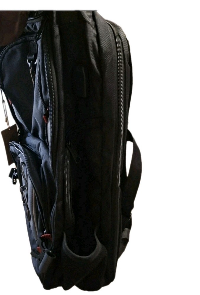 Yorepek Black/Gray Laptop Backpack 17" Padded Multiple Compartments