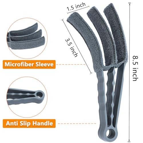 Microfiber Feather Duster, Window Blind Duster Brush, Blind Cleaner Tools for