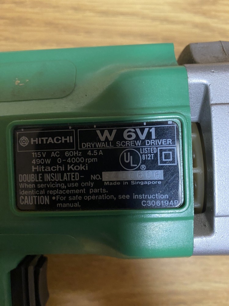 Hitachi Drywall Screwdriver W6V1