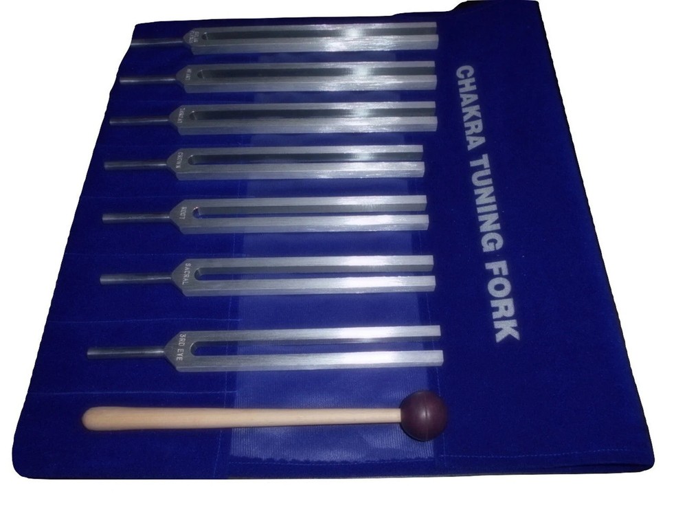 7 Chakra Tuning Fork + 8 Harmonic + 11 Planetary, 26 Tuning Fork Kit For Healing