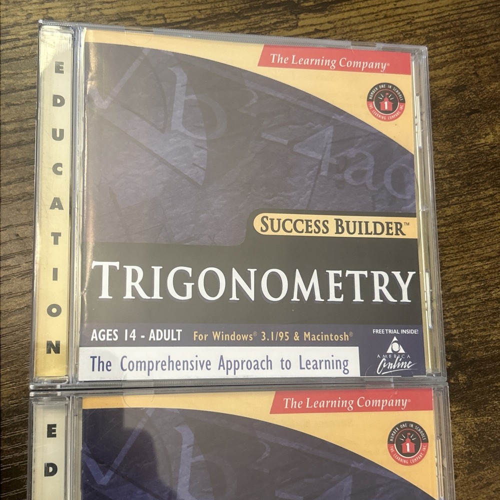 Success Builder PC CD-ROM The Learning Company Trigonometry & Math Review 1998