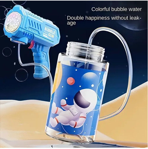 Bubble Machine - LED Electric Bubble Gun for Outdoor Parties Automatic Luminous