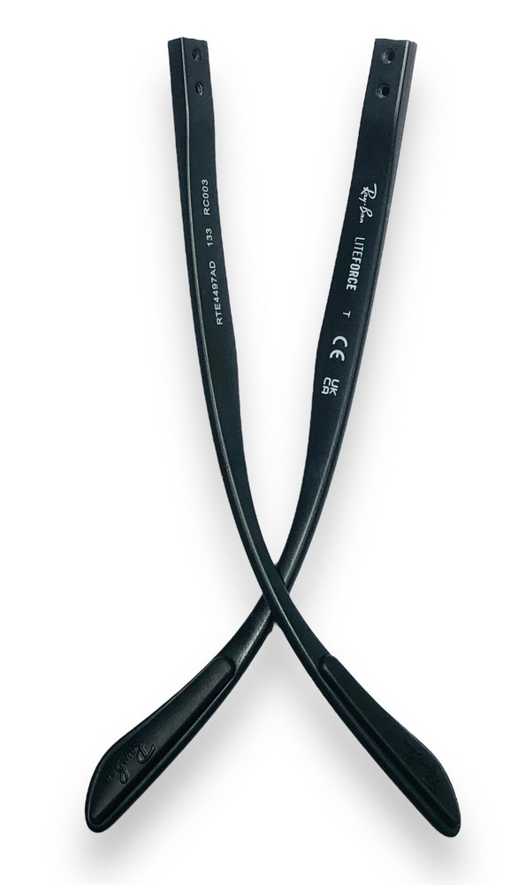 Ray Ban RX7235 Eyeglasses Black Replacement Temples Genuine