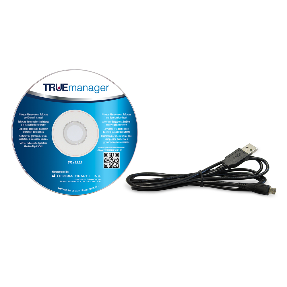 MICRO USB Cable for use with the TRUE METRIX® GO Blood Glucose Meter