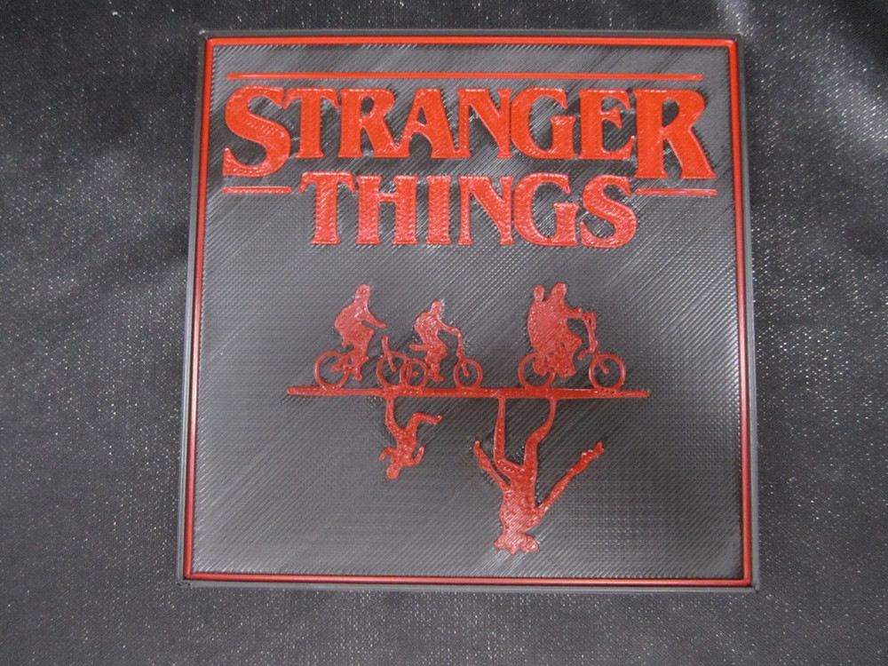 Stranger Things Drink Coaster Set (4 Qty 3d Printed for Cold Beverages)