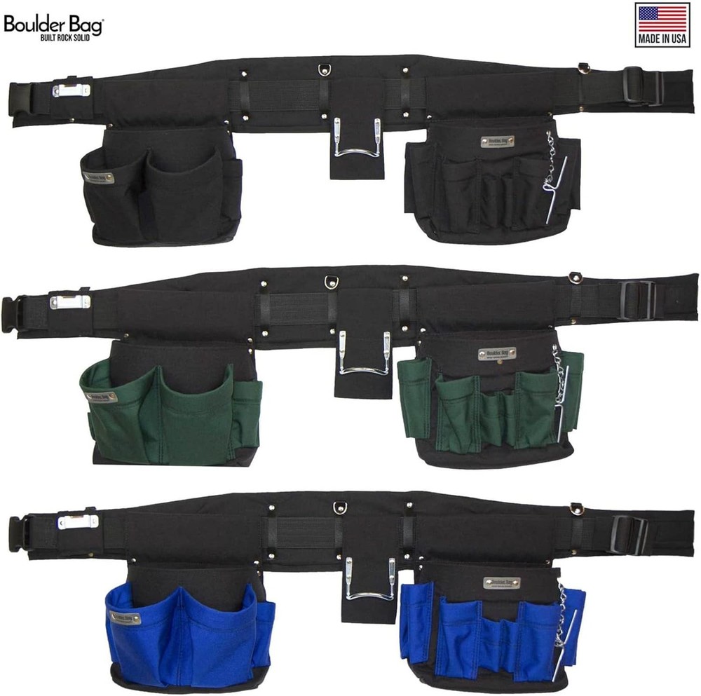 BOULDER BAG Professional Electrician's MAX Combo w/ Comfort Back Support Tool Be