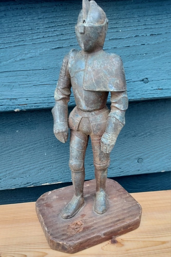 Antique figural Lighter Knight In Armor