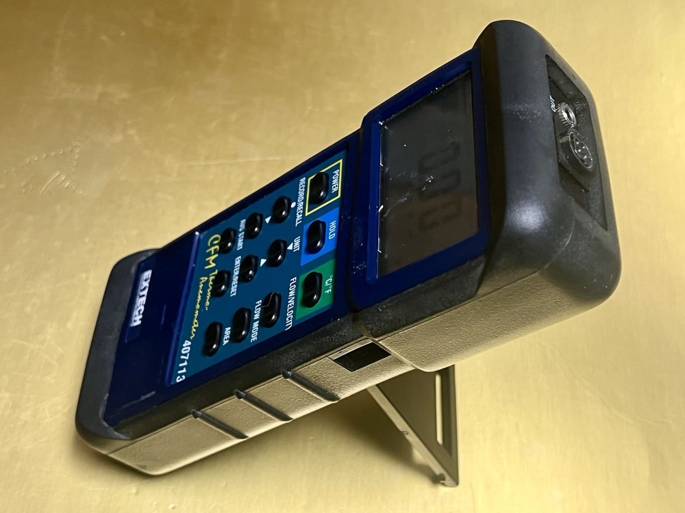 Extech CFM Thermo-Anemometer Model 407113 -No Probe!