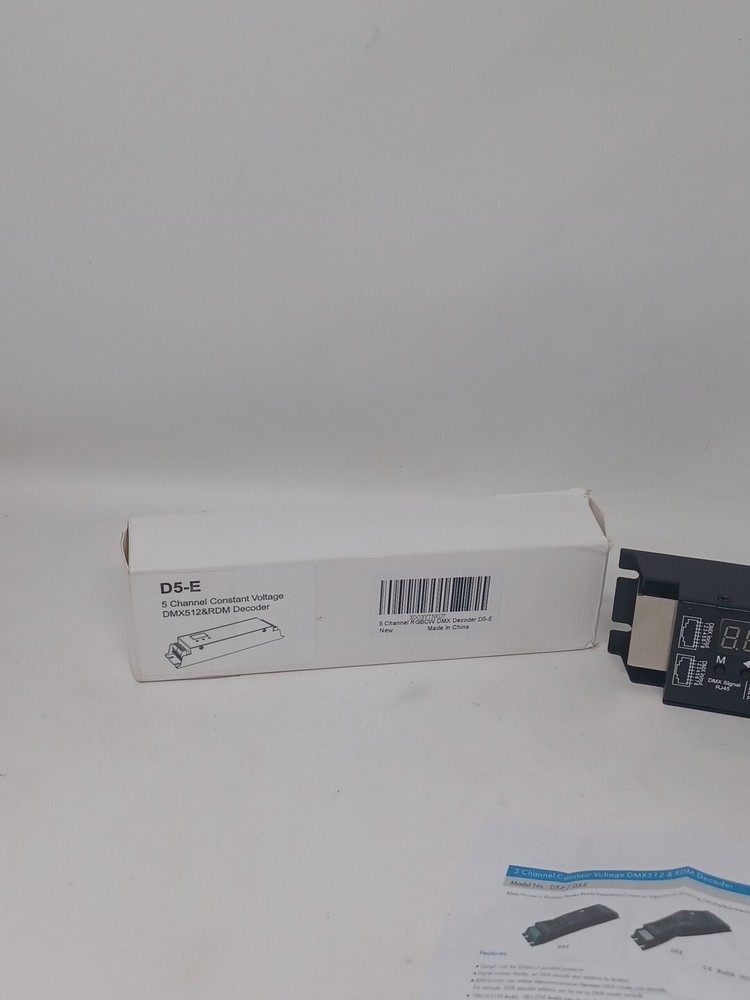 5CH DMX 512 & RDM Decoder RGB Controller DC12V 24V 48V PWM Dimming