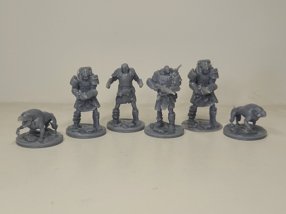 Fallout Super Mutant squad Miniatures