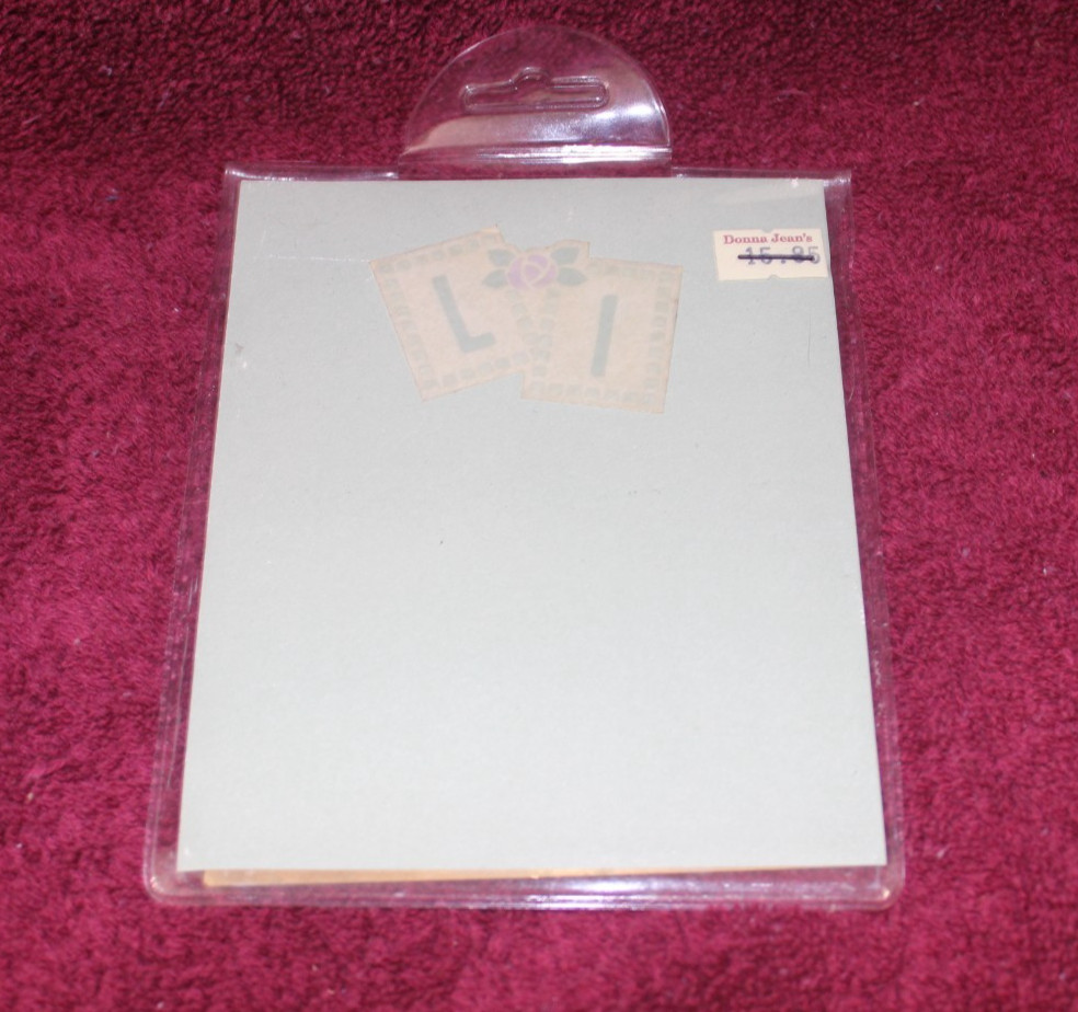 Lasting Impressions For Paper Brass Embossing Monogram Set