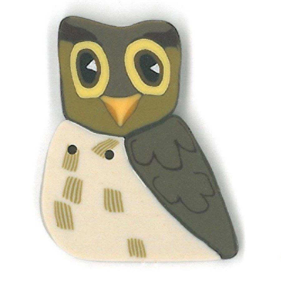 Owl 1187 Buttons by Just Another Button Company