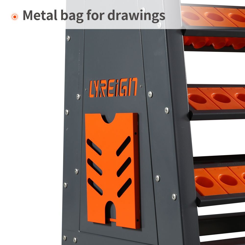 Rolling CNC Tool Carts CNC Tool Storage Rack CNC Mobile Tool Cabinet Tool Rack