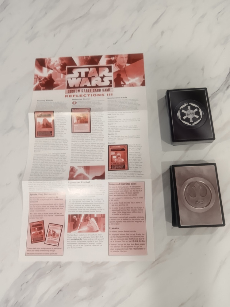 Star Wars CCG Reflections III Complete No Foils Includes Checklist