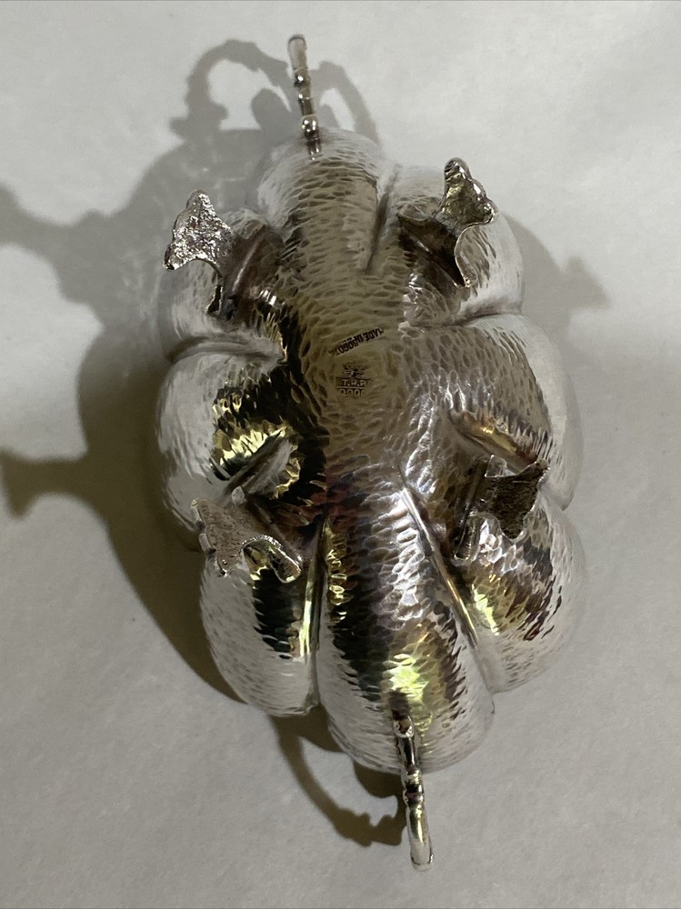 Unique Small Shell Shaped 900 Silver Bogota Columbia Bowl