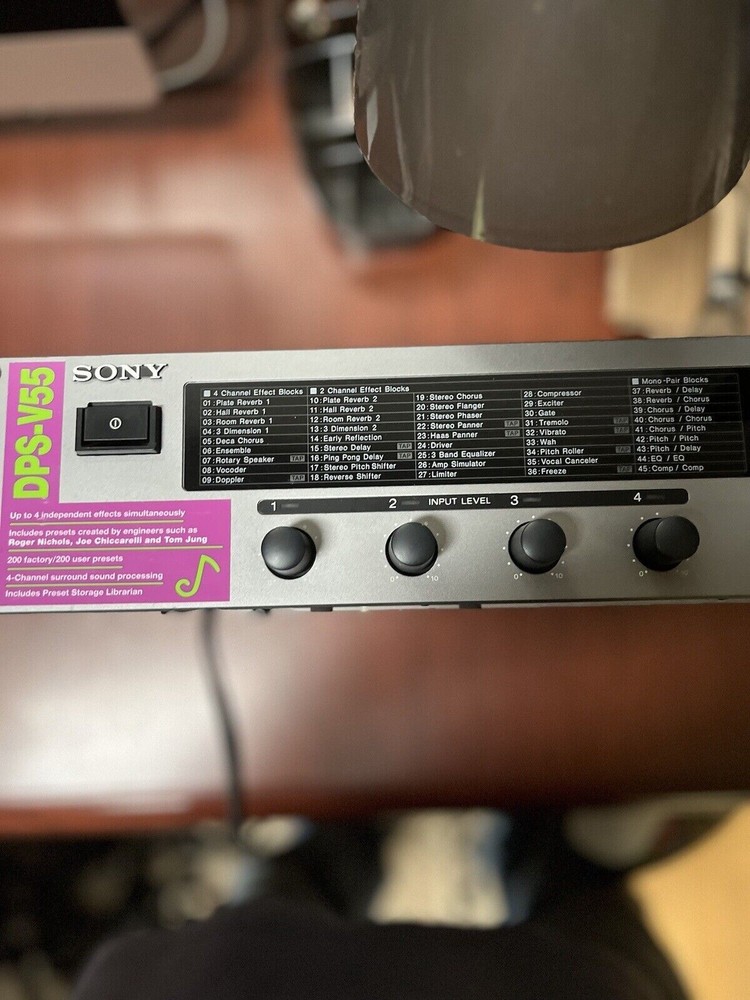 Sony DPS-V55 Multi-Effect Signal Processor & Effects Rackmount