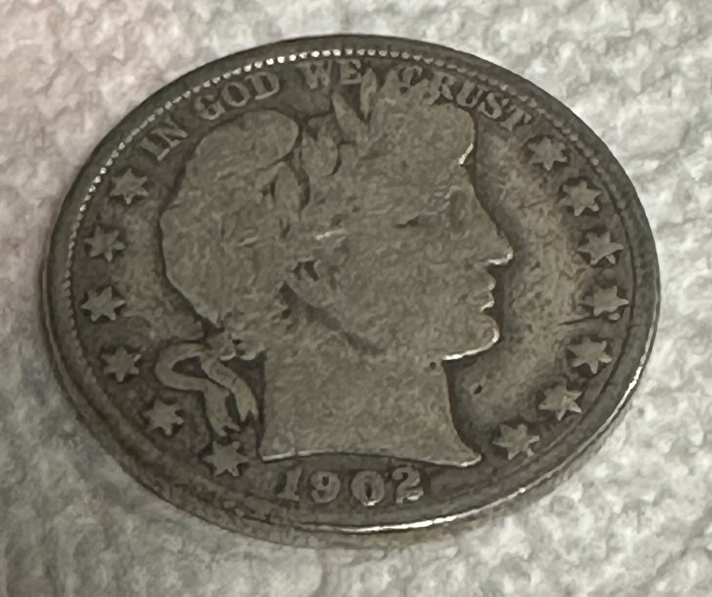 1902-S Barber Half Dollar