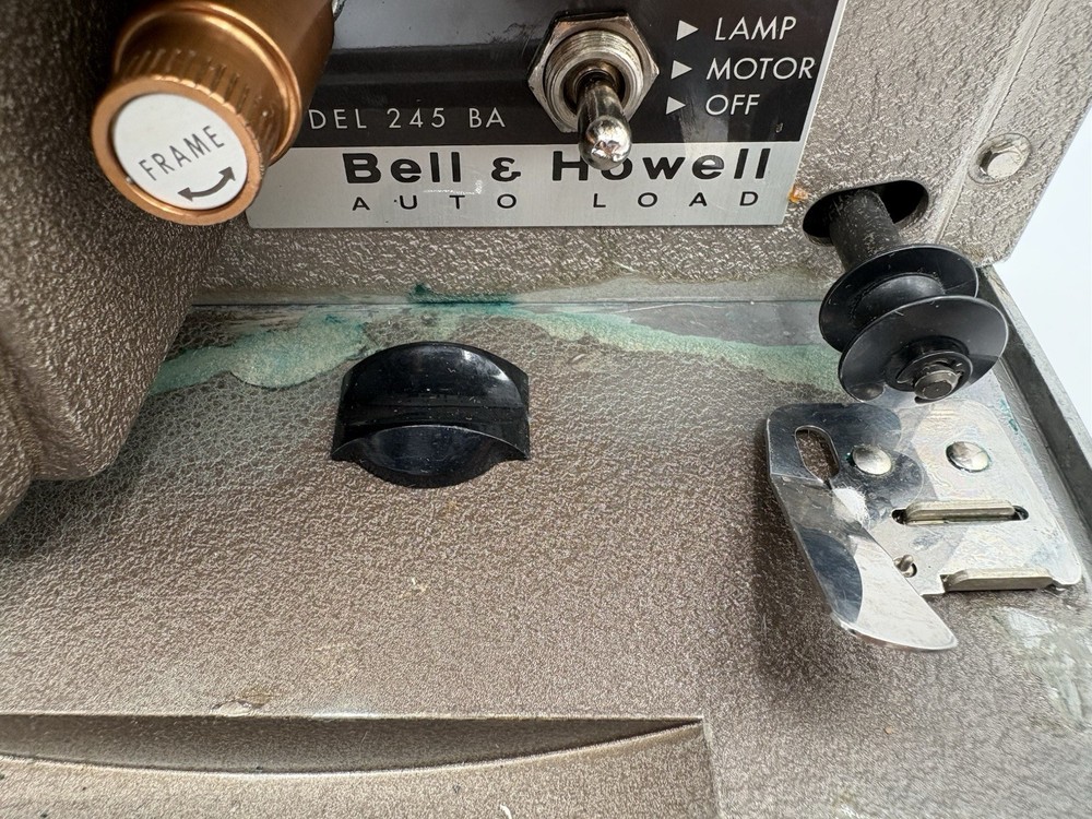 Bell Howell Autoload 8mm Projector Model 245 BA with Working Motor, Box & Manual