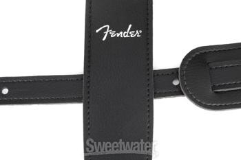 Fender Vegan Leather Guitar Strap - Black