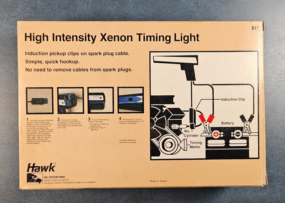 VINTAGE HAWK HIGH INTENSITY XENON TIMING LIGHT 817