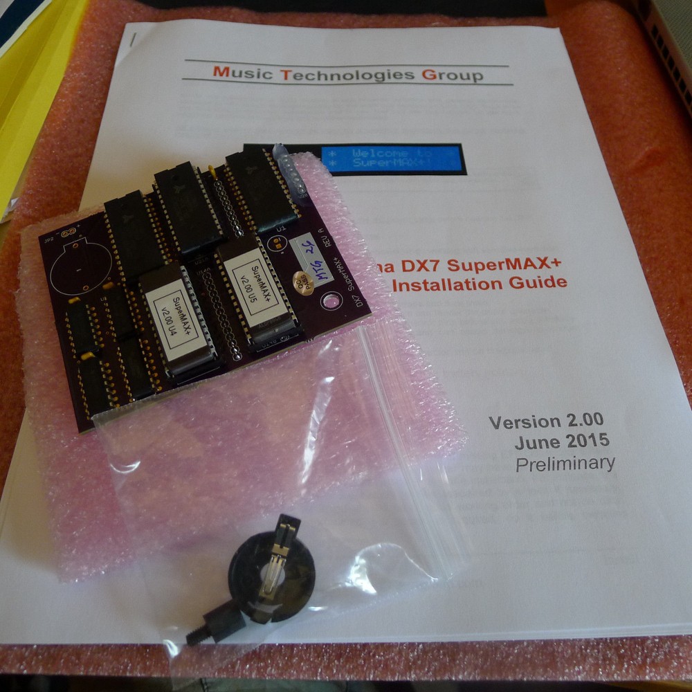 Yamaha DX7 SuperMAX+ UPDATED! 512 Patches, Arpeg, Velocity Fix,Voice Stack more!