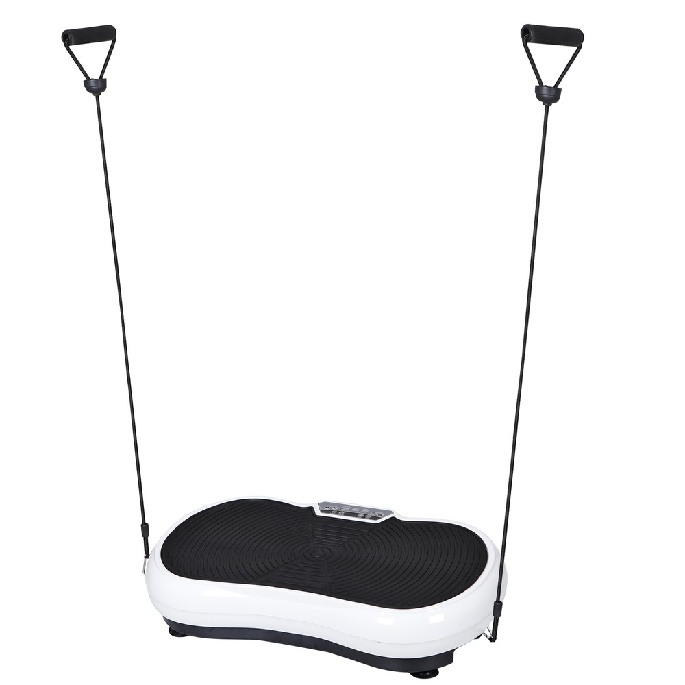 Portable Vibration Plate Exercise Machine Full Body Vibration Platform White
