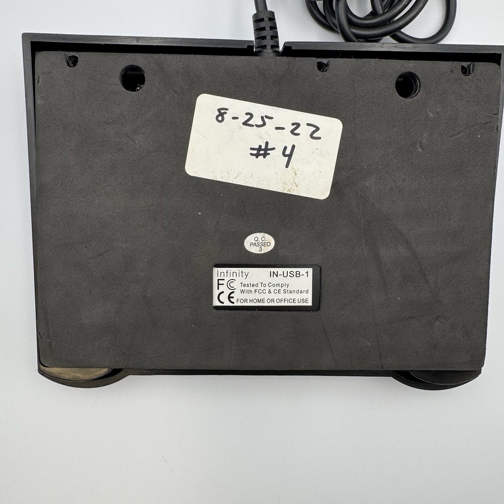 Infinity VE-IN-USB-1 Foot Control Pedal for Computer Transcription