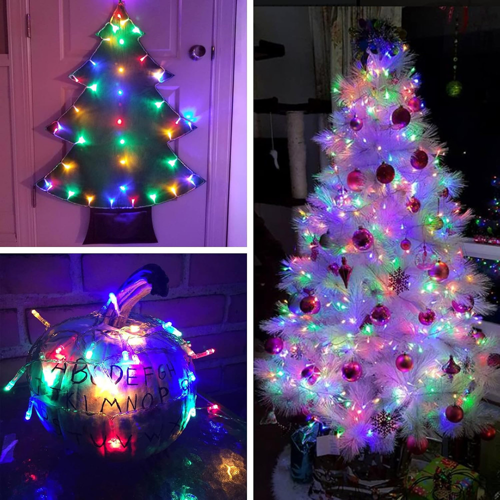 200 LED Color Changing Christmas String Lights 66FT | Remote Timer | Indoor Outd