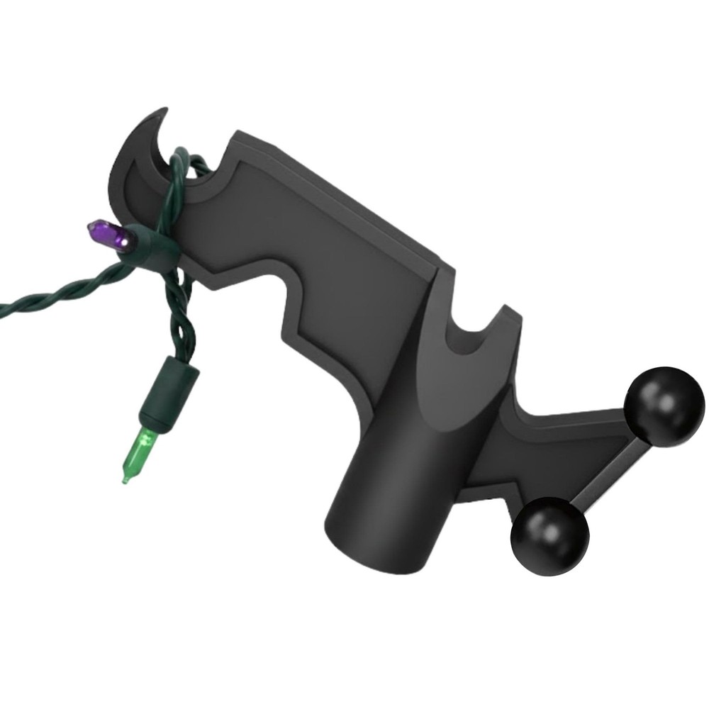 Christmas Light Hanger Hook Tool, Utility Hook Screw On Pole Attachment (Pole...
