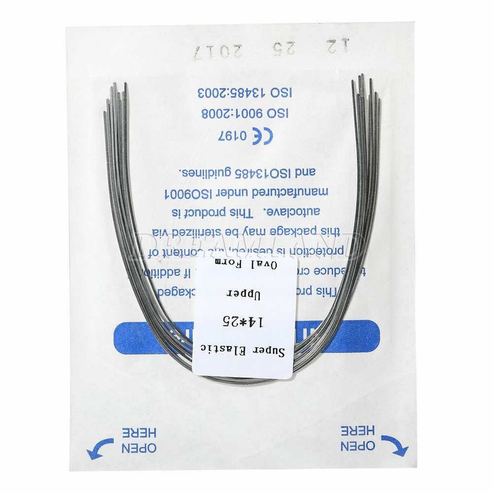 10 Packs Dent Orthodontic Arch Wire Rectangular Niti Super Elastic Upper/Lower