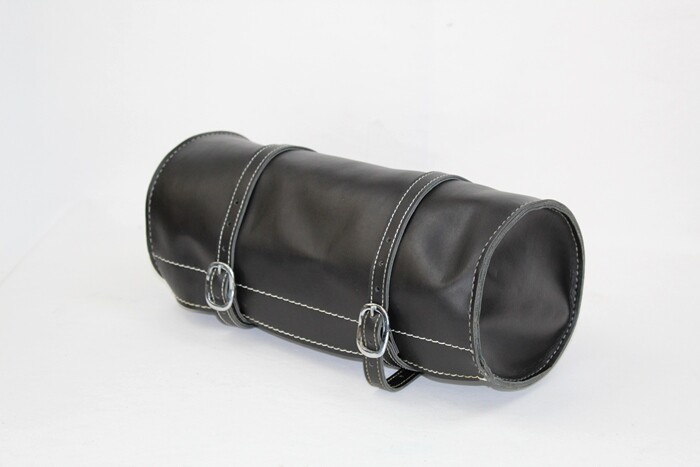 Tubular Leather Saddlebag